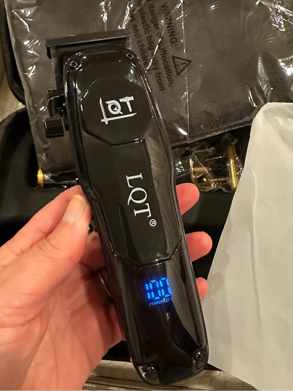 4-in-1 Men's Hair Clippers Kit, Includes Nose Hair Trimmer, Electric Shaver #VA6